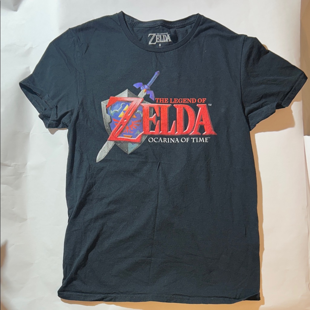 The Legend Of Zelda Ocarina Of Time Black TShirt